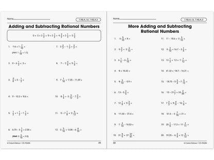 The 100+ Series™ Pre-Algebra Workbook - US 7061
