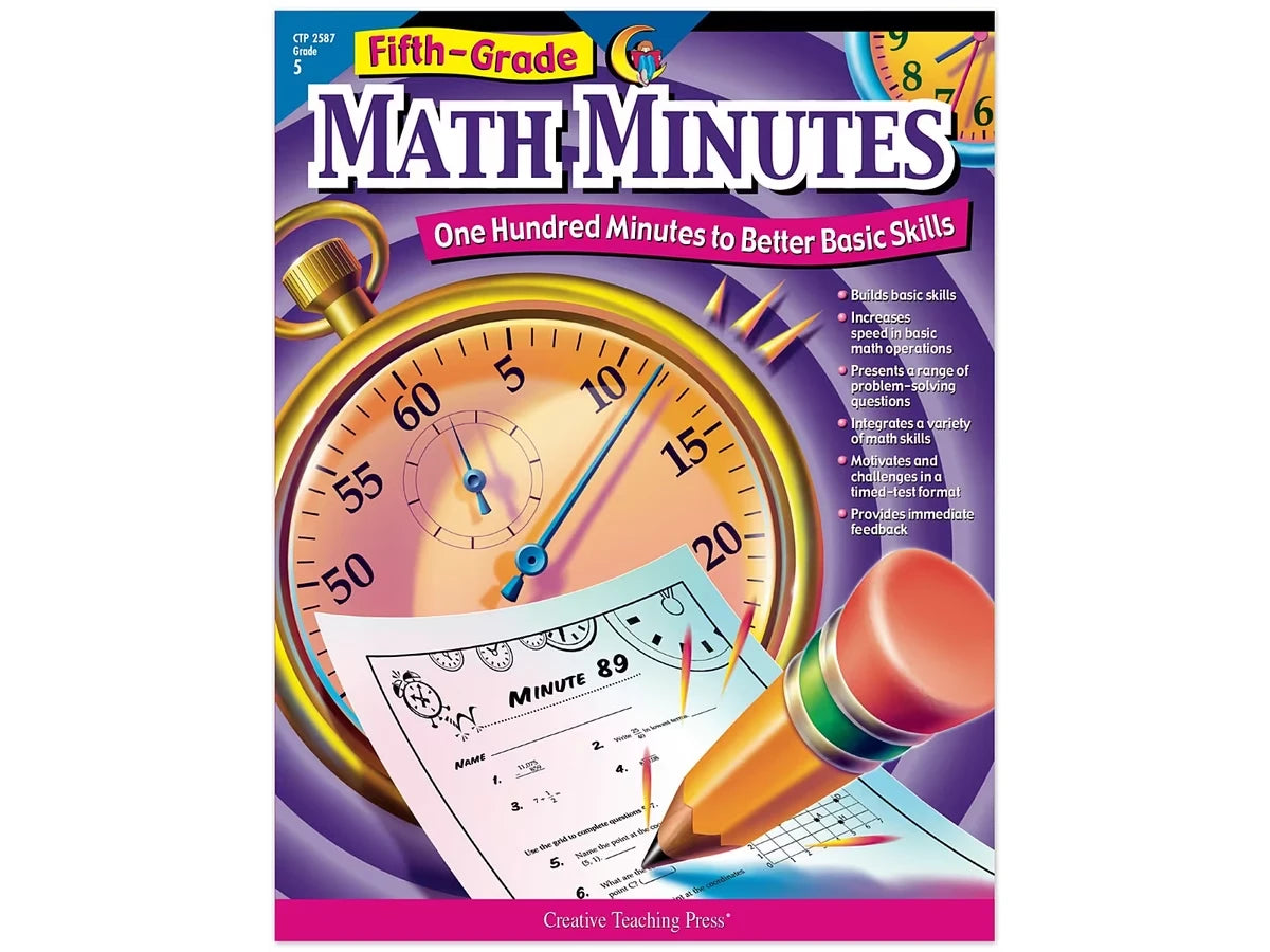 Math Minutes Workbook - Gr. 5 - US 9065