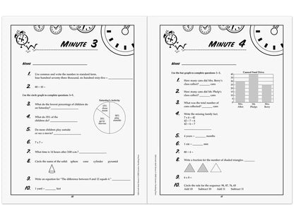 Math Minutes Workbook - Gr. 5 - US 9065