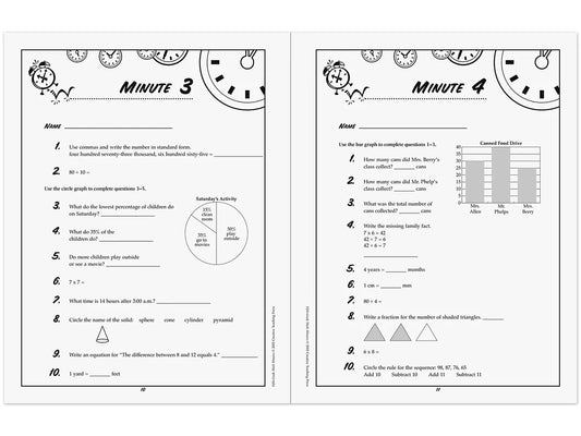 Math Minutes Workbook - Gr. 5 - US 9065