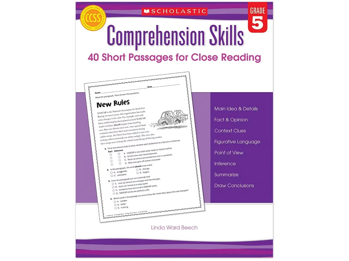 Comprehension Skills Workbook - Gr. 5 - US 9425