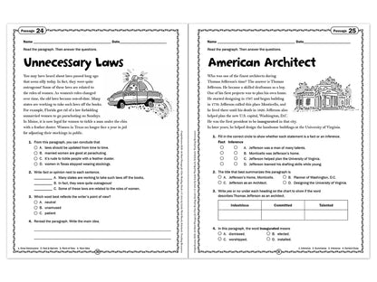 Comprehension Skills Workbook - Gr. 5 - US 9425