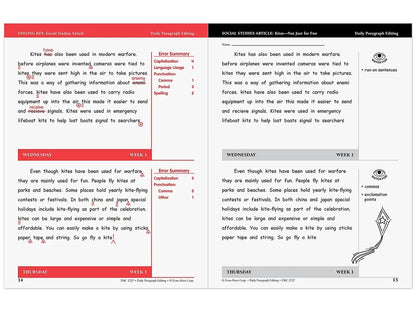 Daily Paragraph Editing Workbook - Gr. 4 - US 4748