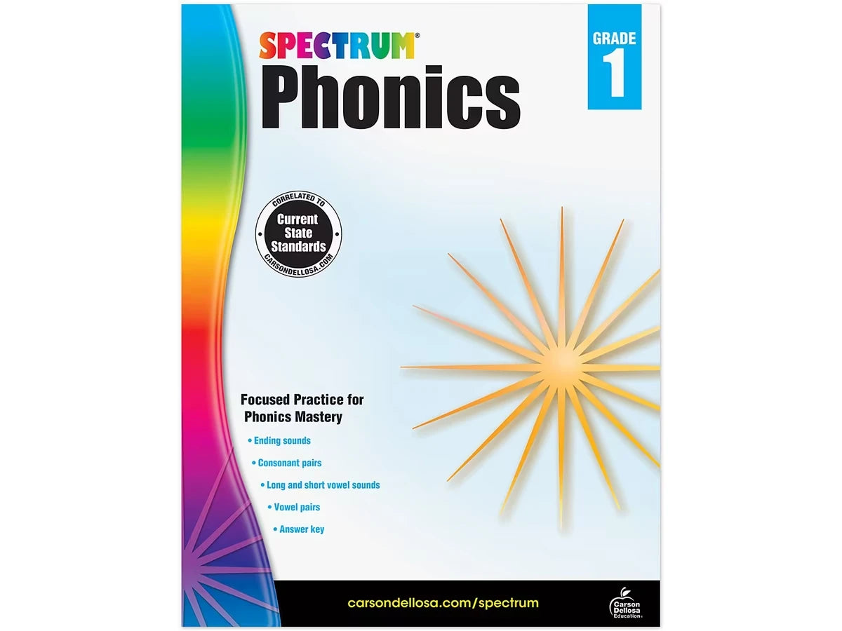 Spectrum® Phonics Workbook - Gr. 1 - US 1421