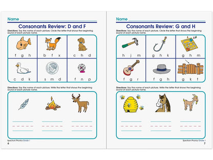 Spectrum® Phonics Workbook - Gr. 1 - US 1421