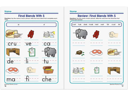 Spectrum® Phonics Workbook - Gr. 1 - US 1421
