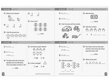 Daily Math Practice Workbook - Gr. 1 - US 6142