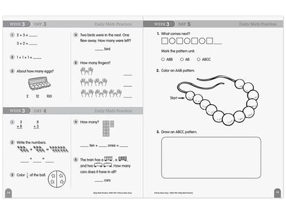 Daily Math Practice Workbook - Gr. 1 - US 6142