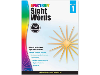 Spectrum® Sight-Words Workbook - Gr. 1 - US 8400