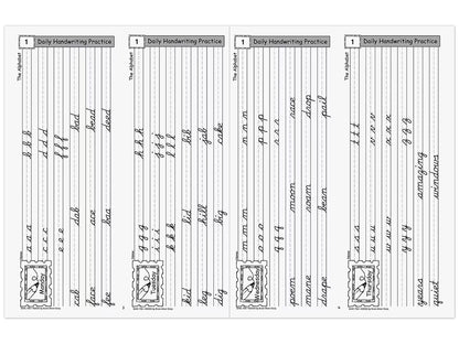 Contemporary Cursive Daily Handwriting Practice Workbook - US 7332