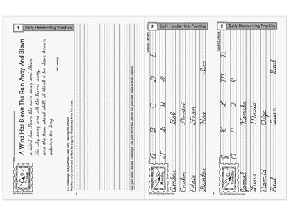 Contemporary Cursive Daily Handwriting Practice Workbook - US 7332