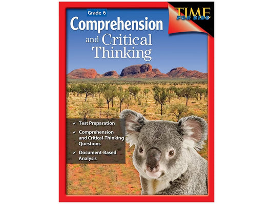 Comprehension and Critical Thinking Workbook - Gr. 6 - US 5993