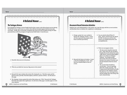 Comprehension and Critical Thinking Workbook - Gr. 6 - US 5993
