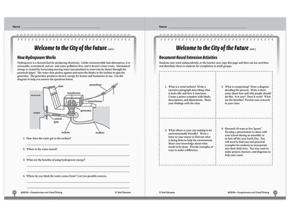 Comprehension and Critical Thinking Workbook - Gr. 6 - US 5993