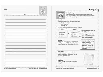 How to Write a Story Workbook - Gr. 1-3 - US 6387