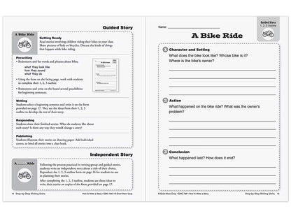 How to Write a Story Workbook - Gr. 1-3 - US 6387