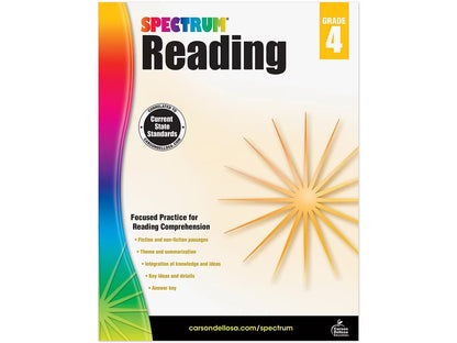 Spectrum® Reading Workbook - Gr. 4 - US 5554