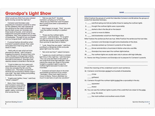 Spectrum® Reading Workbook - Gr. 4 - US 5554