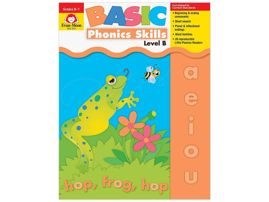 Basic Phonics Skills Workbook - K-Gr. 1 - US 4972