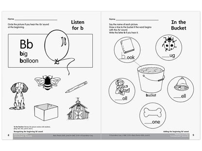 Basic Phonics Skills Workbook - K-Gr. 1 - US 4972