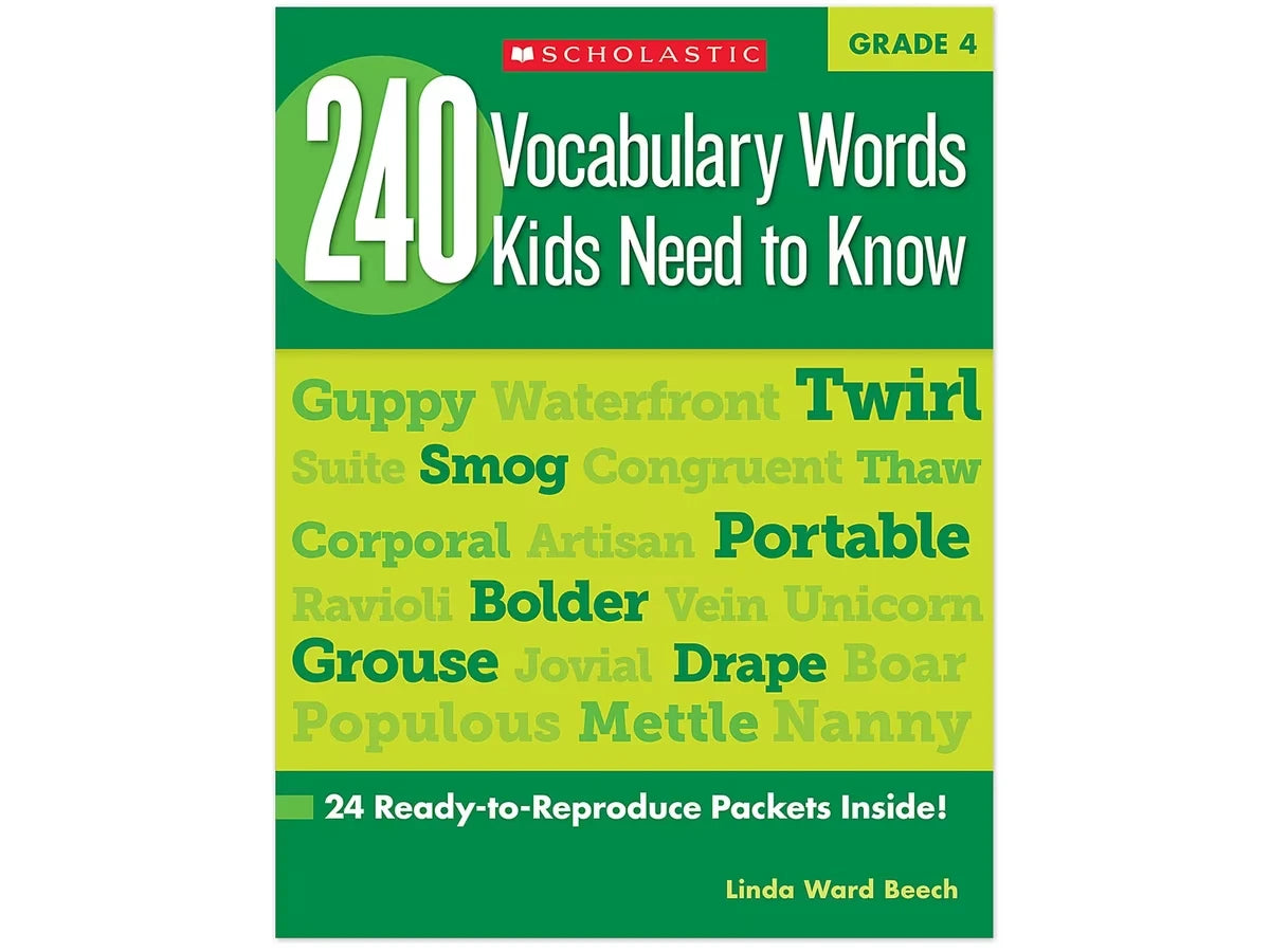 240 Words Kids Need to Know Workbook - Gr. 4 - US 6739