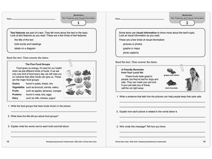 Reading Comprehension Fundamentals Workbook - Gr. 3 - US 9185