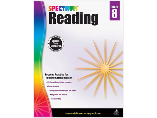 Spectrum® Reading Workbook - Gr. 8 - US 5006