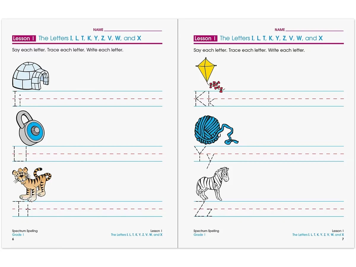 Spectrum® Spelling Workbook - Gr. 1 - US 3690