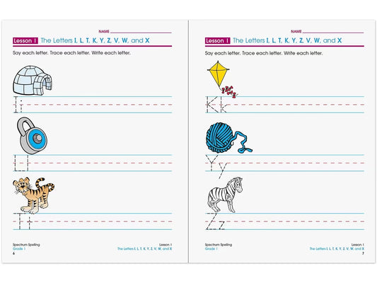 Spectrum® Spelling Workbook - Gr. 1 - US 3690