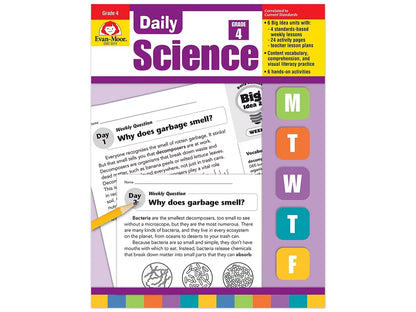 Daily Science Reproducible Activities Workbook - Gr. 4 - US 5255