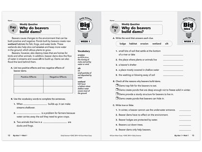 Daily Science Reproducible Activities Workbook - Gr. 4 - US 5255