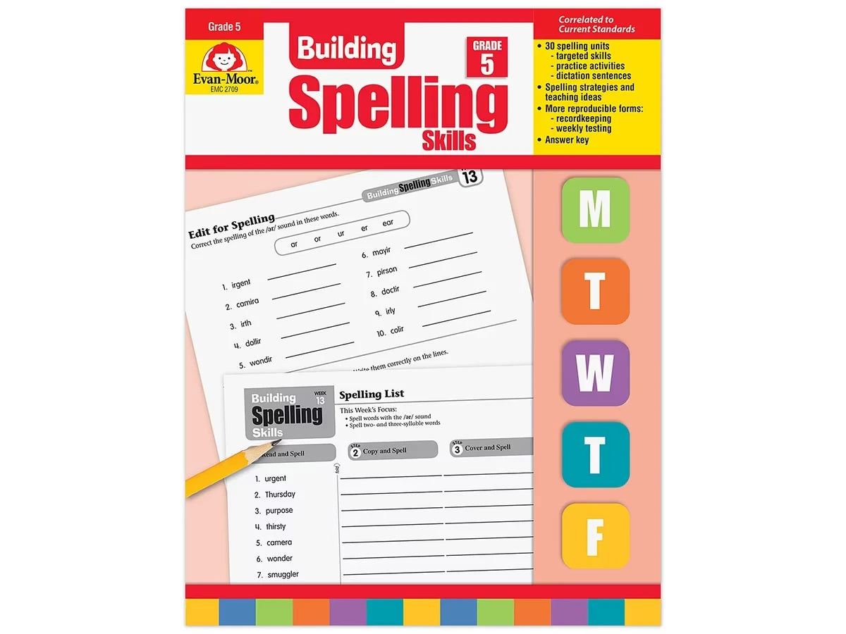 Building Spelling Skills Workbook - Gr. 5 - US 6442