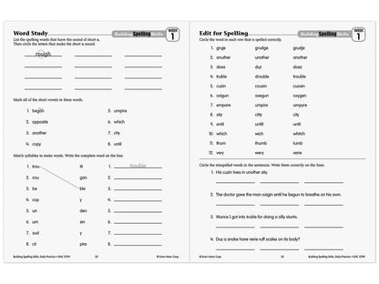 Building Spelling Skills Workbook - Gr. 5 - US 6442