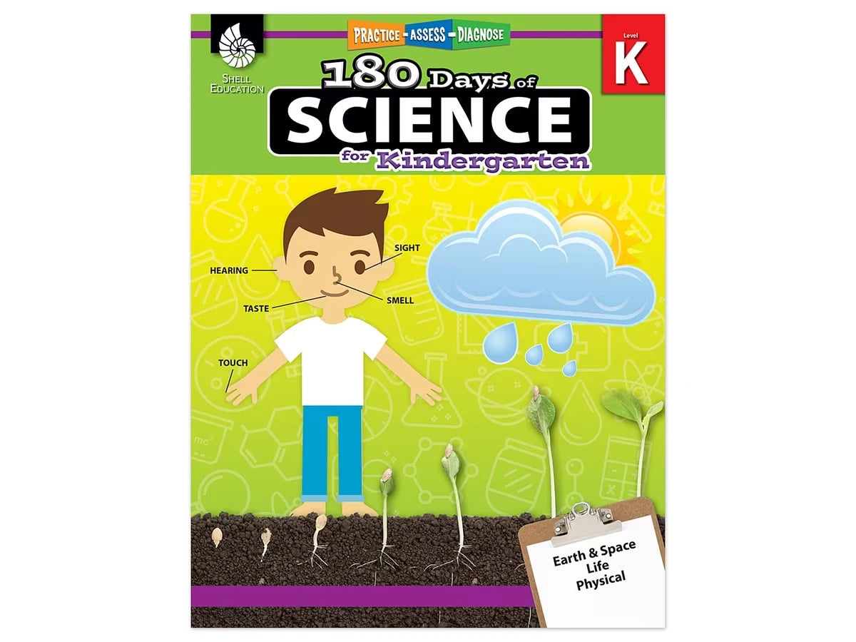 180 Days of Science Workbook - Kindergarten - US 9556
