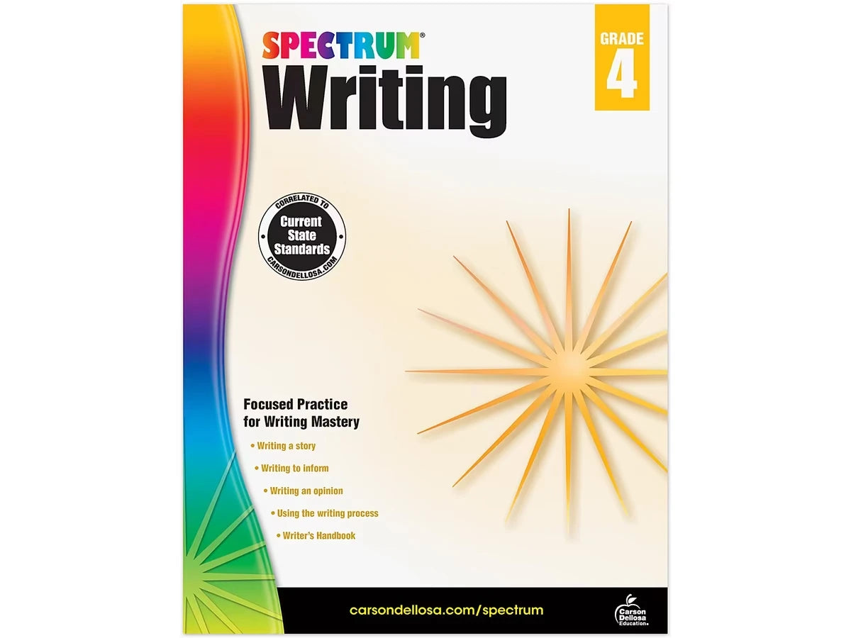 Spectrum® Writing Workbook - Gr. 4 - US 7247