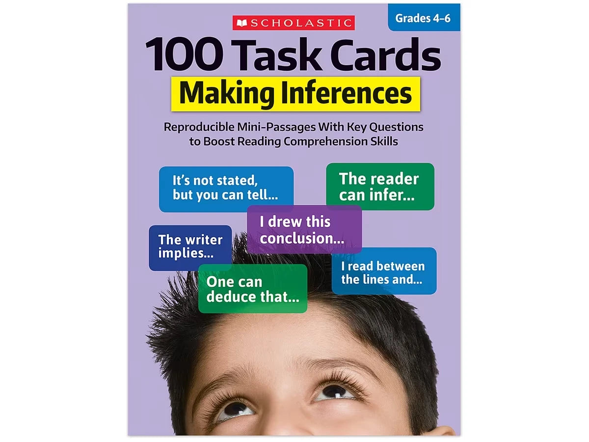 Making Inferences 100 Task Cards Workbook - US 4700