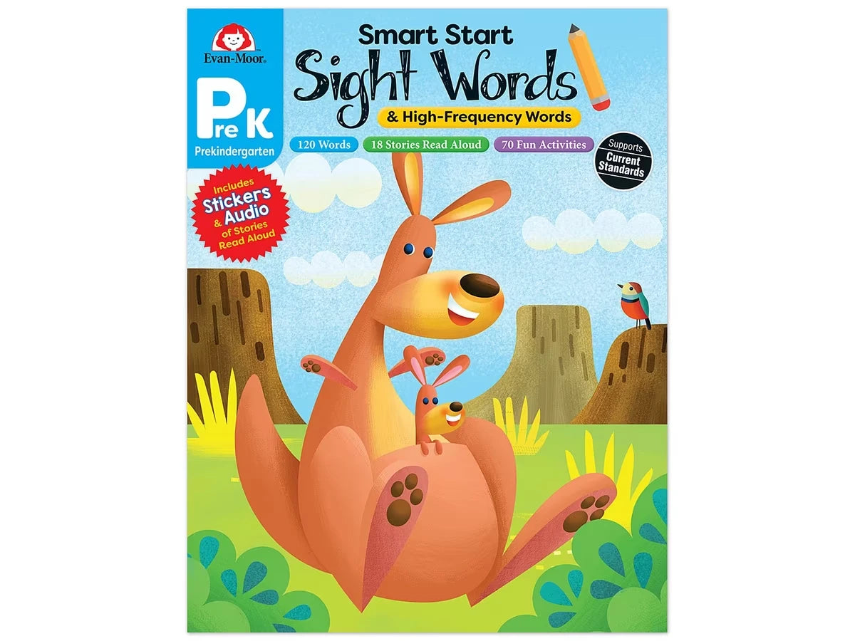 Sight-Words Smart Start Workbook - Pre-K - US 3941