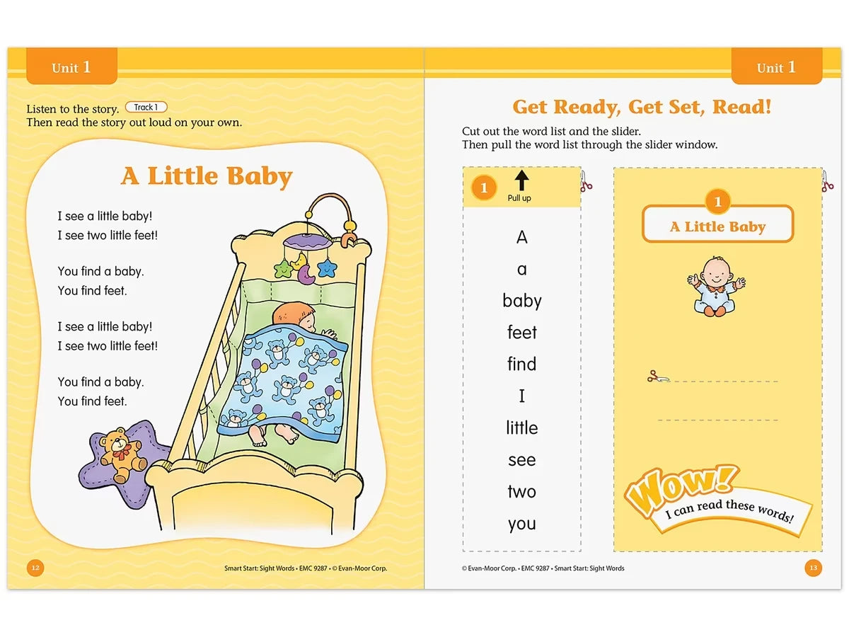 Sight-Words Smart Start Workbook - Pre-K - US 3941
