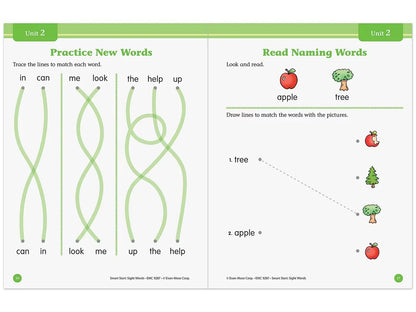 Sight-Words Smart Start Workbook - Pre-K - US 3941