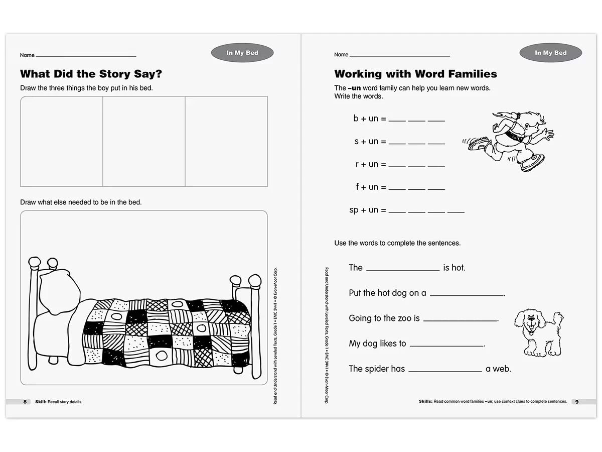 Read & Understand with Leveled Texts Workbook - Gr. 1 - US 8763