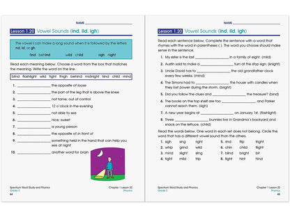 Spectrum® Phonics Workbook - Gr. 3 - US 3029