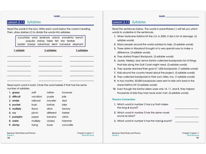 Spectrum® Phonics Workbook - Gr. 3 - US 3029