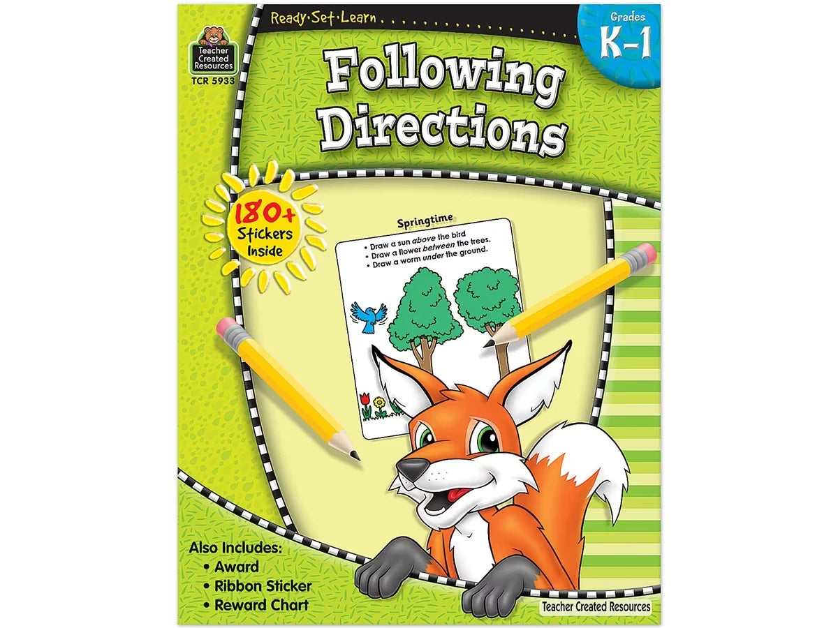 Following Directions Workbook - US 1674