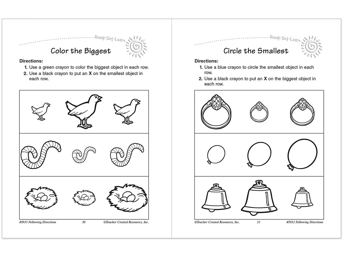 Following Directions Workbook - US 1674