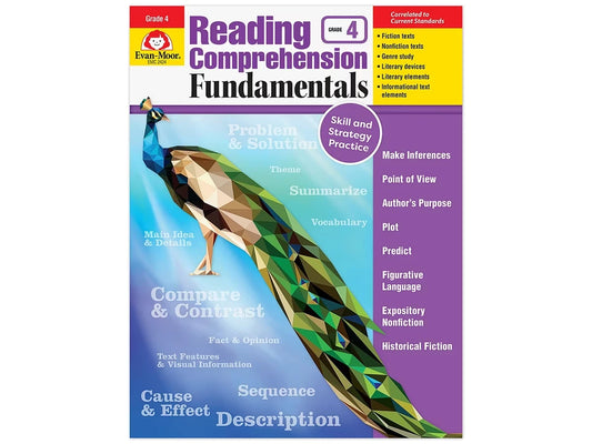 Reading Comprehension Fundamentals Workbook - Gr. 4 - US 4931
