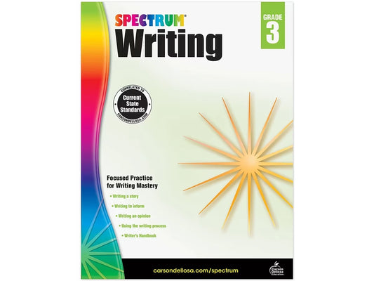 Spectrum® Writing Workbook - Gr. 3 - US 1653