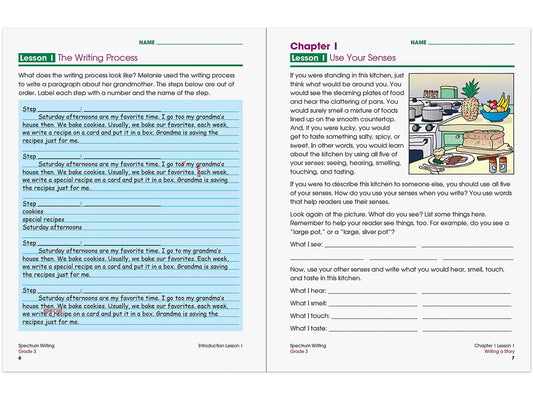 Spectrum® Writing Workbook - Gr. 3 - US 1653
