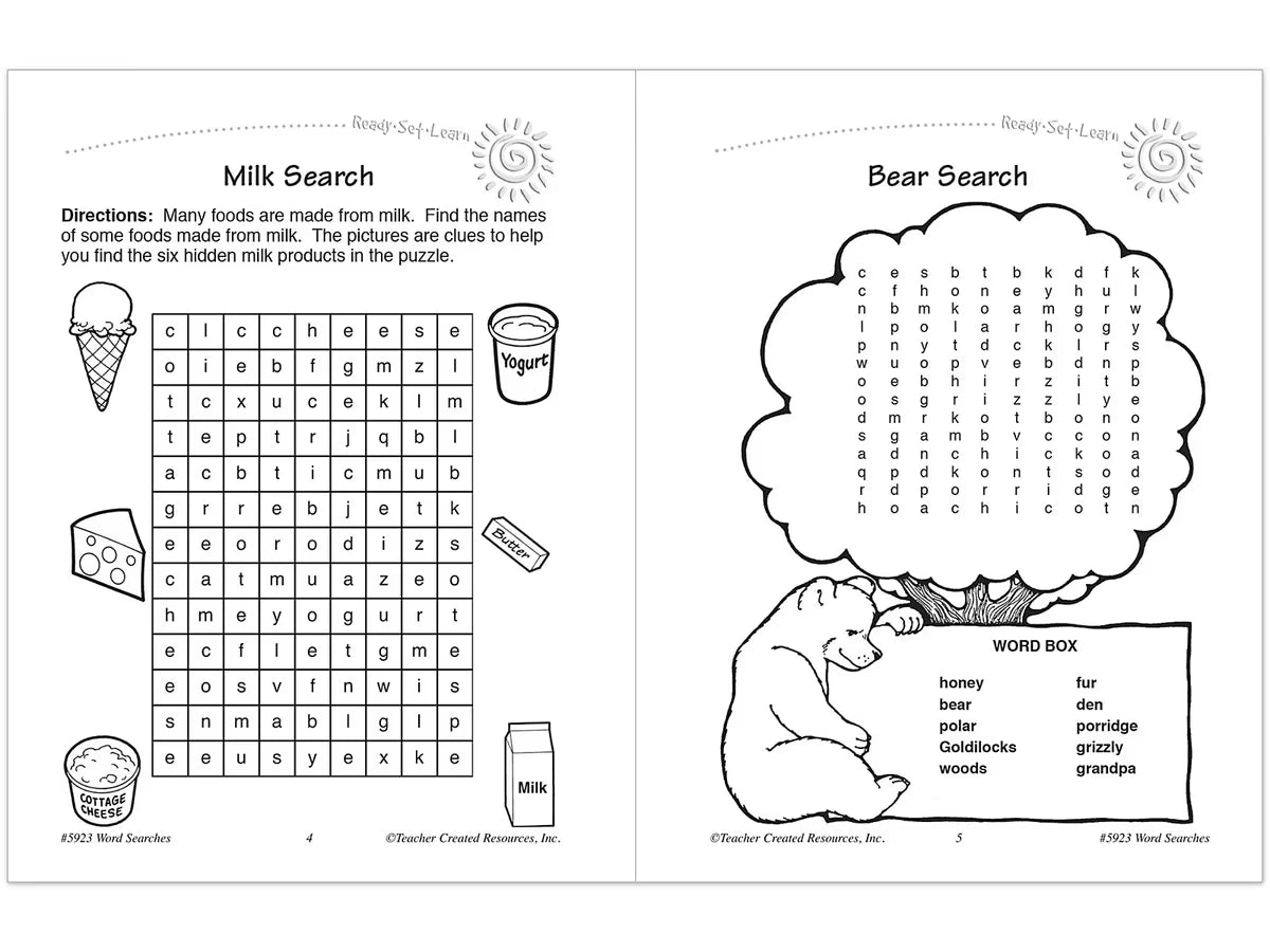Word Searches Workbook - Gr. 3 - US 7312