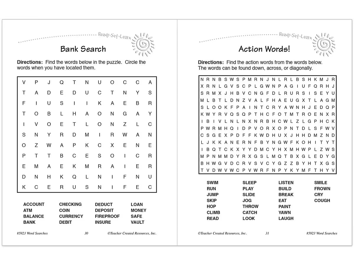 Word Searches Workbook - Gr. 3 - US 7312