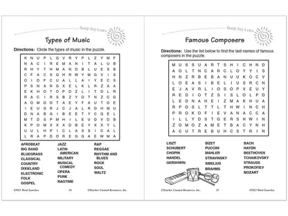 Word Searches Workbook - Gr. 3 - US 7312